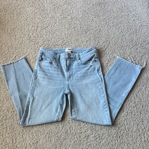 PAIGE Light Wash Hoxton Slim Crop Jeans Women’s Size 27